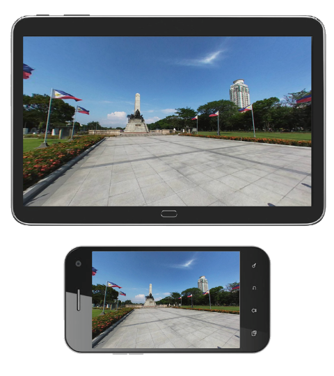 Tap and Rotate using your Tablet Tap and Rotate your Tablet Device